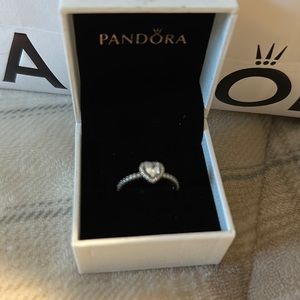 Pandora Elevated Heart Ring